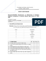 Survey Questionairre 2