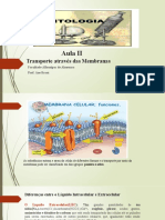 Aula II: Transporte Através Das Membranas