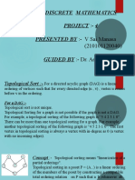 Discrete Mathematics Project:-4 Presented By: - V Sai Manasa GUIDED BY: - Dr. Ashok Misra