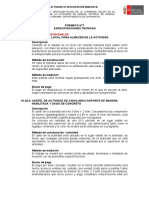 01.0.0 Trabajos Provisionales: Actividad de Intervención Inmediata