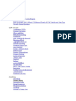 CoreJava 01 INDEX