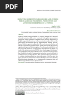 Improving L2 Pronunciation Inside and Outside The Classroom: Perception, Production and Autonomous Learning of L2 Vowels