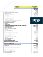 Balance de Activo 20X-2 A) Activo No Corriente 43,599,548.00