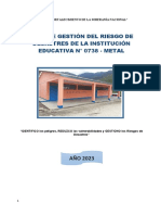 Plan de Gestión Del Riesgo de Desastres Con Actividades de Contingencia 18.02.2023