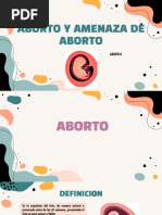 Aborto y Amenaza de Aborto