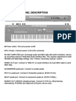 Rd2000 Rear Panel Description