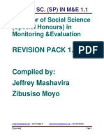 Bachelor of Social Science (Special Honours) in Monitoring &evaluation