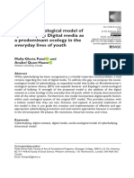 The Social-Ecological Model of Cyberbullying: Digital Media As A Predominant Ecology in The Everyday Lives of Youth