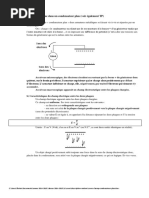 2) Champ Électrostatique Dans Un Condensateur Plan (Voir Également TP)