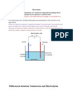 ELECTROLYSIS