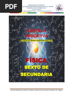 CARTILLA FIS ELECTROSTATICA 6to. Sec. 2023