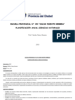 Planificación Anual Cs - Nat.2013