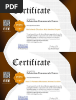 Certificate: Substation Components Course