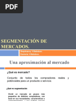 Segmentación de Mercados.: Stephanny Villalobos. Daniela Villalobos