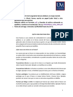 O Consigna: A Partir de La Siguiente Lectura Elabora Un Mapa Mental. o Podrás Hacerlo: Word, Canva, Escrito en Papel (Subir Foto) U Otra