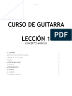 Lección 1 - Guitarra