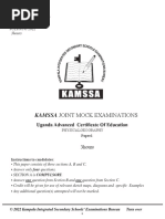 Kamssa Geo 1 Mock 2022