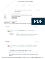 QUESTIONÁRIO UNIDADE II - .. - TÉCNICAS CONSTRUTIVAS Unip Arq e Urb