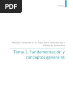 Tema 1. Fundamentación y Conceptos Generales