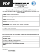 Stress Management Worksheets