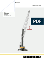 Liebherr LHM 600 High Rise Mobile Harbour Crane Datasheet Spanish