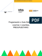 Guía Didáctica Costos y Control Presupuestario III Período 2021