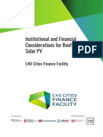 Institutional and Financial Consideration For Rooftop Solar PV