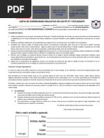 Carta de Compromiso Del Estudiante