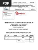 PROCEDIMIENTO VAC. DE CONCRETO - Rev. 00