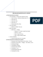 Program Maintenance Genset