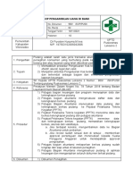 Sop Pengambilan Uang Di Bank: No. Dokumen: 900/ /SOP/PUSK No. Revisi: 02 Tanggal Terbit: 10/11/2021 Halaman: 1/2