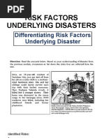 Q1 - L2-Risk Factors Underlying Disasters