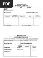 Formato Oficial de Secuencia Didáctica Semanal Quincenal 2022