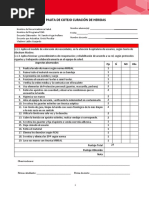 Pauta Curación de Heridas