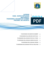 Laporan Hasil Survei Kepuasan Masyarakat Puskesmas Kecamatan Gambir Provinsi Dki Jakarta