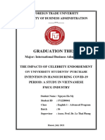 Graduation Thesis: Foreign Trade University Faculty of Business Administration