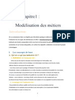 Chapitre1: Modélisation Des Métiers: I. Les Concepts de Base