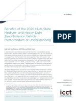 Benefits of The 2020 Multi-State Medium-And Heavy-Duty Zero-Emission Vehicle Memorandum of Understanding