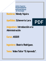 Tarea de Administracion