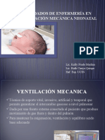 Cuidados de Enfermeria en Ventilacion Mecanica Neonatal PPT 2010