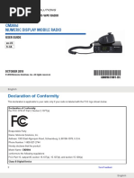 Mototrbo™: CM200d Numeric Display Mobile Radio