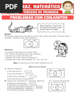 Problemas Con Conjuntos para Tercero de Primaria