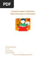 LENGUA 2-Textos Ficcionales - No Ficcionales