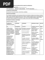 Plan de Unidad de Primaria Primer Ciclo Noviembre