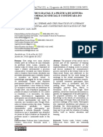 A Temática Étnico-Racial e A Prática de Leitura Literária Na Formação Inicial e Continuada Do Professor Leitor