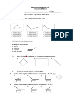 Evaluación Geometría