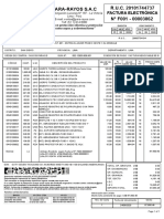 Para-Rayos S.A.C R.U.C. 20101744737 #F001 - 00003862: Factura Electrónica