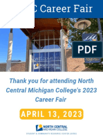 2023 Career Fair Employer Profiles Book