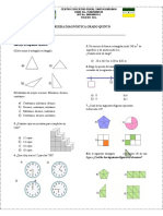 Examen Diagnóstico 5to Grado