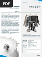 Flame Arrestor End of Line Deflagration